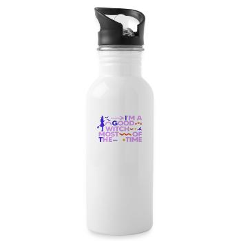 I m A Good Witch T Shirt I m A Good Witch Most Of - 20 oz Water Bottle - white - Right