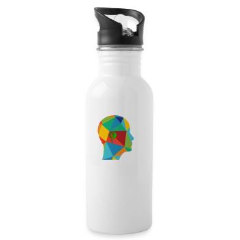 art work - 20 oz Water Bottle - white - Right