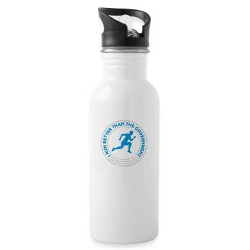 run better than government - 20 oz Water Bottle - white - Right