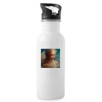 Mermaid - 20 oz Water Bottle - white - Right