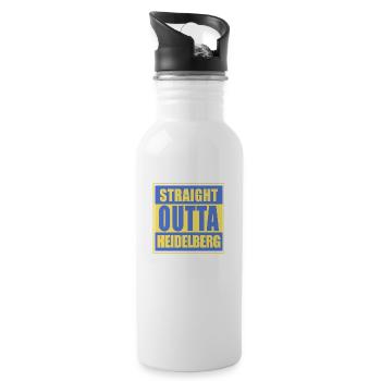 Straight Outta Heidelberg Apparel - 20 oz Water Bottle - white - Right