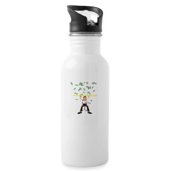 Happy Christmas Day - 20 oz Water Bottle - white - Right