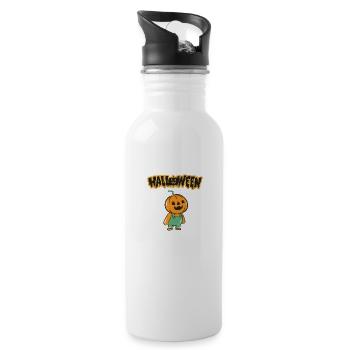 Halloween - 20 oz Water Bottle - white - Right