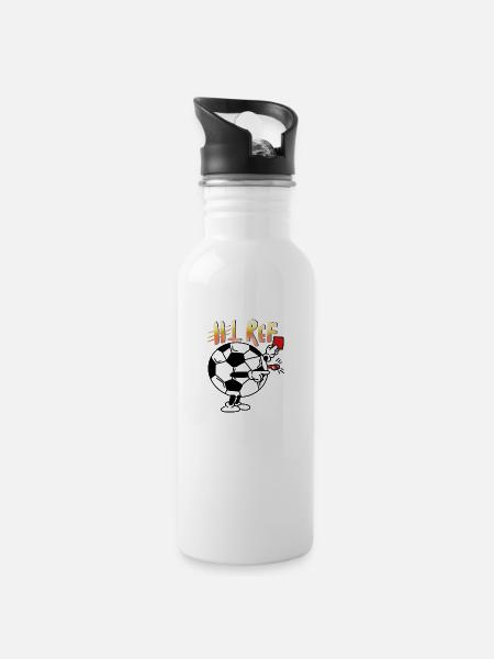 Referee Ref - 20 oz Water Bottle - white