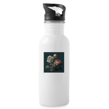 Illustration Roses with a Modern Twist A Unique an - 20 oz Water Bottle - white - Right