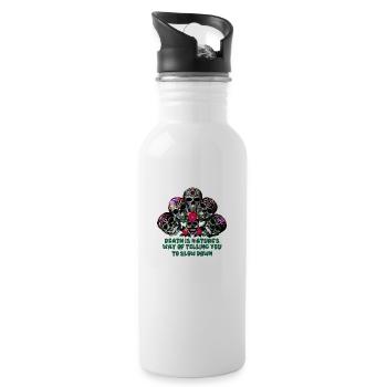 skulls skulls - 20 oz Water Bottle - white - Right