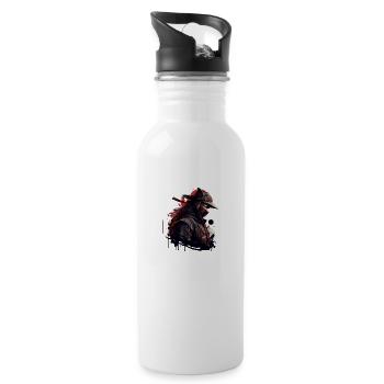 samurai - 20 oz Water Bottle - white - Right