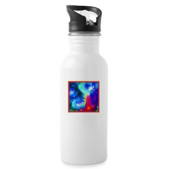 Galaxy Nebula Design. Buy Now - 20 oz Water Bottle - white - Right