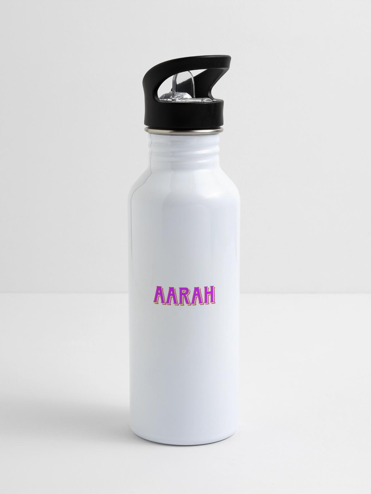 aarah - 20 oz Water Bottle - white - Right