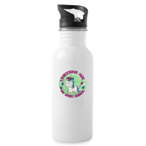 Unicorns Are My Spirit Animal - 20 oz Water Bottle