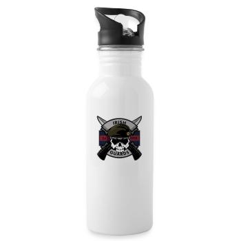 Irish Guards gift - 20 oz Water Bottle - white - Right