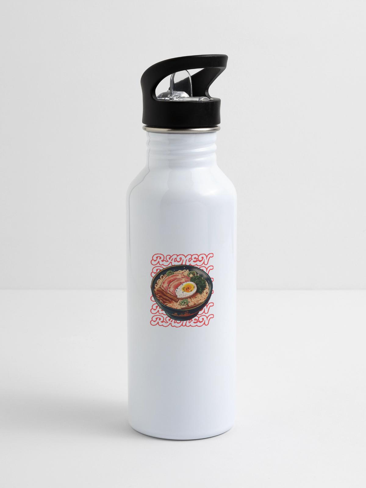 RAMEN! - 20 oz Water Bottle - white - Right
