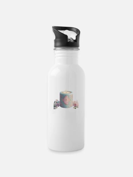 Luminous Bliss - 20 oz Water Bottle - white