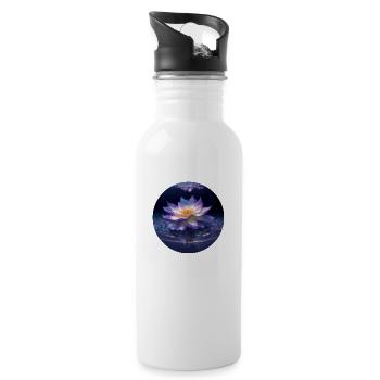 Galactic Bloom - 20 oz Water Bottle - white - Right