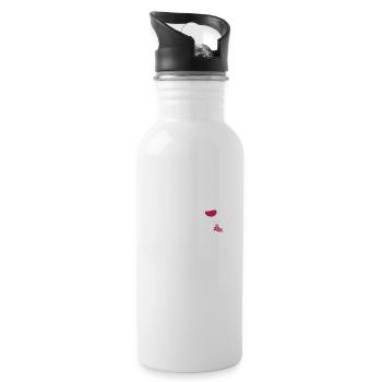 Thankful For Wine - 20 oz Water Bottle - white - Right