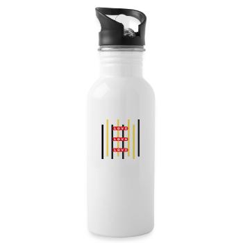 Love design - 20 oz Water Bottle - white - Right