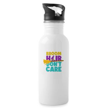 Broom Hair Don t Care - 20 oz Water Bottle - white - Right