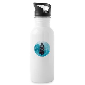 The samurai - 20 oz Water Bottle - white - Right