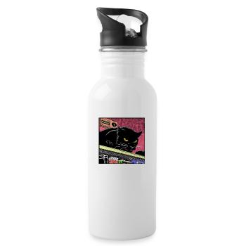 Snack Time - 20 oz Water Bottle - white - Right