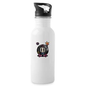 Bomb Guy - 20 oz Water Bottle - white - Right