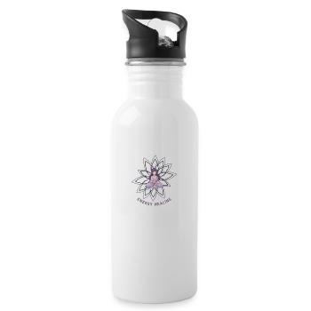 Energy Healing - 20 oz Water Bottle - white - Right