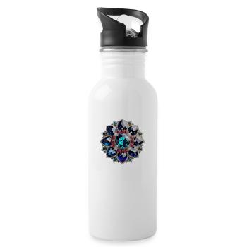 Gorgeous Gemstone Brooch: A Radiant Statement Piec - 20 oz Water Bottle - white - Right