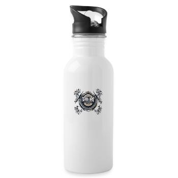Unique Emblem - 20 oz Water Bottle - white - Right