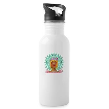 girl - 20 oz Water Bottle - white - Right