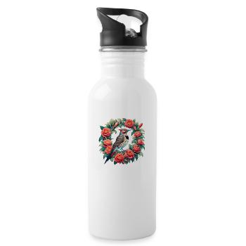 Alabama's state bird and flower - 20 oz Water Bottle - white - Right