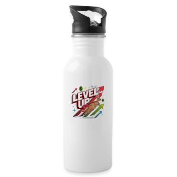 Level Up Design - 20 oz Water Bottle - white - Right