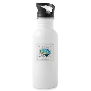 Mental Health Awareness - 20 oz Water Bottle - white - Right