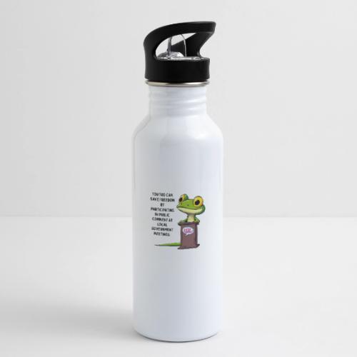 Public Comment Lizard Design - 20 oz Water Bottle
