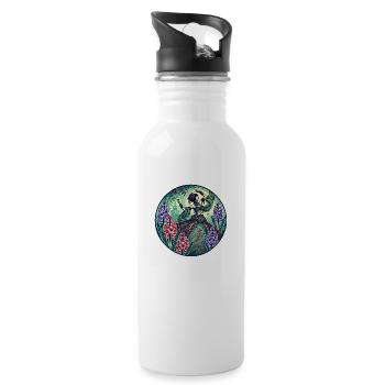 Spring Belly Dancer - 20 oz Water Bottle - white - Right