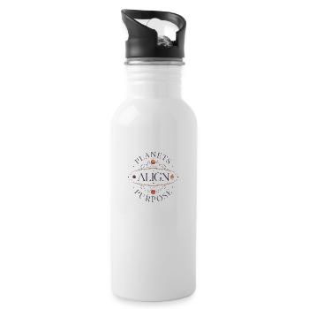 Planets Align Purpose - 20 oz Water Bottle - white - Right