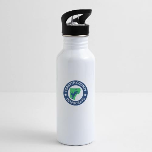 FoCoDems Logo - 20 oz Water Bottle