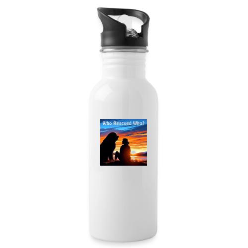 Who Rescued Who - Summer Edition - 20 oz Water Bottle