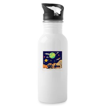 Fantasy Night Rendezvous - 20 oz Water Bottle - white - Right