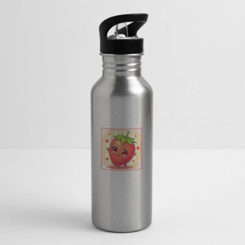 Adorable Sweet Strawberry Bliss - 20 oz Water Bottle