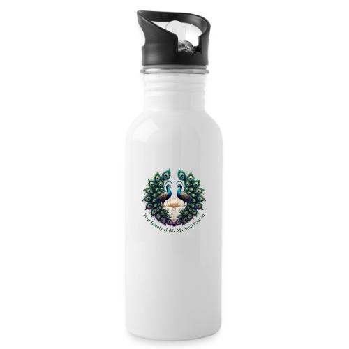 Your Beauty Holds My Soul Peacock Gifts T-Shirt - 20 oz Water Bottle