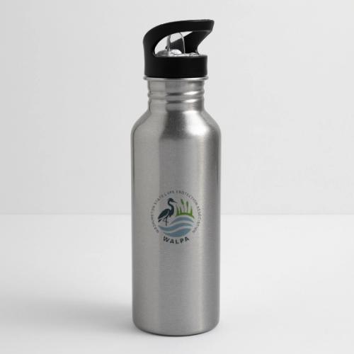 Circular Logo With Text No Background - 20 oz Water Bottle