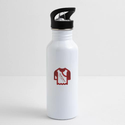 Kenada Logo white spray - 20 oz Water Bottle
