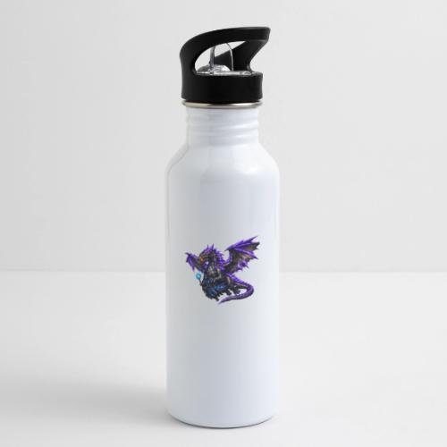 Neon Dragon and Battle Mage - 20 oz Water Bottle