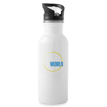 Changer le monde - Bouteille d'eau - blanc - Droite