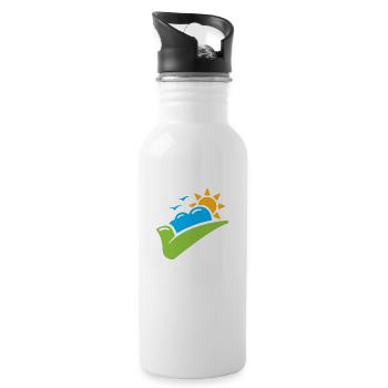 Good Weather Traveling - 20 oz Water Bottle - white - Right