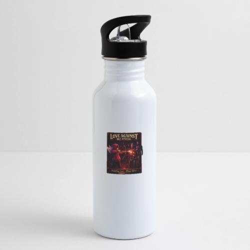 Love Against The System – Cyberpunk Art - 20 oz Water Bottle