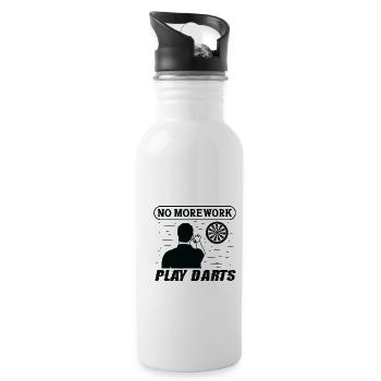 Darts Dart Player - 20 oz Water Bottle - white - Right
