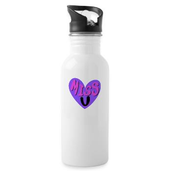 I MISS YOU - 20 oz Water Bottle - white - Right