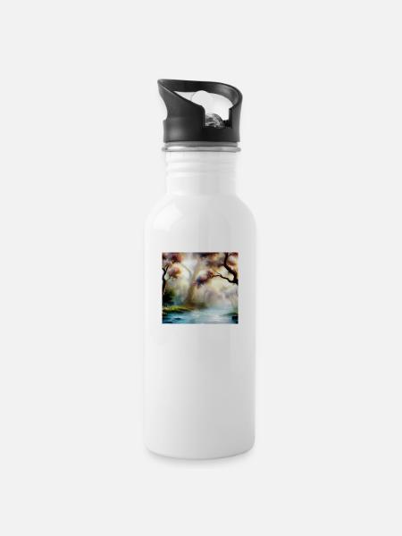 Spring day - 20 oz Water Bottle - white