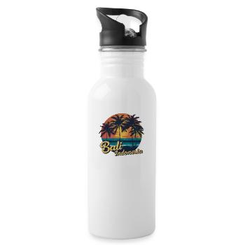 Bali Sunset Serenity - 20 oz Water Bottle - white - Right