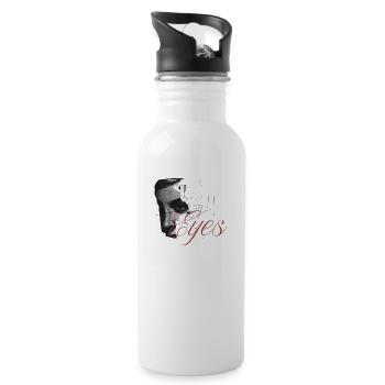 Open Your Eyes Tee - 20 oz Water Bottle - white - Right